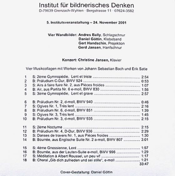 2001_2CD Cover_5.Institutsveranstaltung 24.November_Grenzach-Wyhlen_12.5x12.5cm_180a