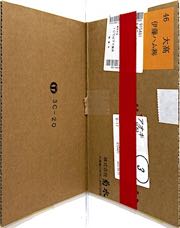 2023_17_Nr. 4_Tape red_corr cardboard_24.9x27.5cm_Focus_Jingu339_180a